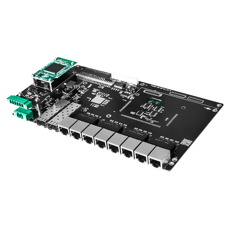 矿用嵌入式11口全千兆管理型工业以太网交换机