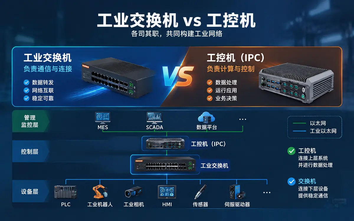 工业交换机 vs 工控机